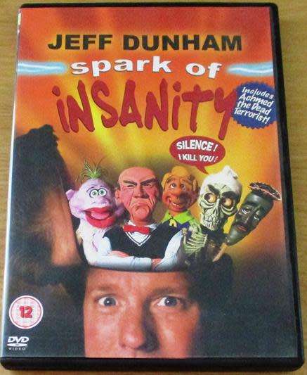 CULT FILM: JEFF DUNHAM Spark of Insanity DVD [DVD BOX 15]