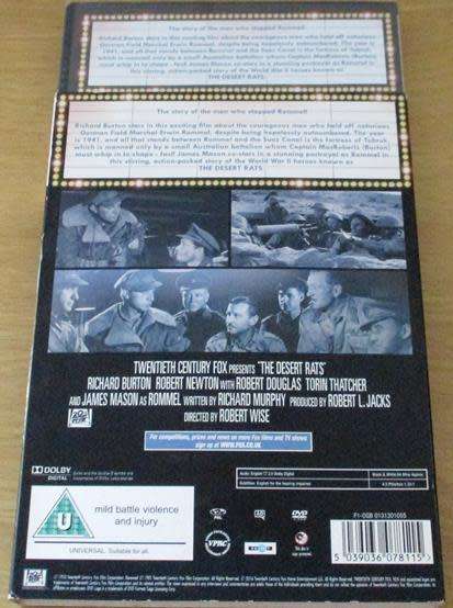CULT FILM: THE DESERT RATS Richard Burton James Mason [DVD BOX 7]
