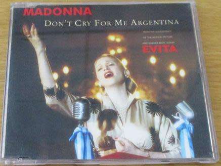 MADONNA DON`t Cry for Me Argentina South African CD Single