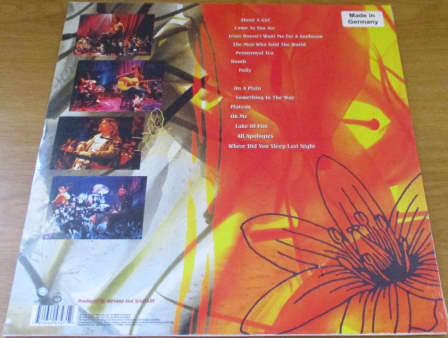 NIRVANA MTV Unplugged In New York VINYL LP RECORD