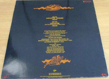MARC ALMOND Love Letter 12` Maxi Single VINYL RECORD