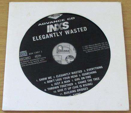 INXS Elegantly Wasted Advance CD  [Card sleeve Box]