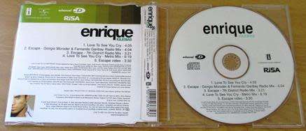 ENRIQUE IGLESIAS Love to See You Cry CD Single [msr]