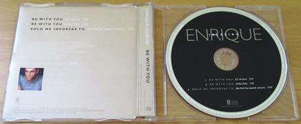 ENRIQUE IGLESIAS Be With You UK PROMO CD Single [msr]