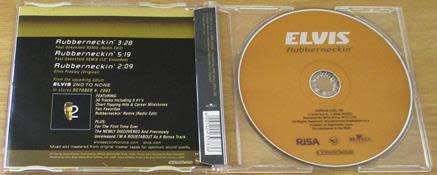 ELVIS PRESLEY Rubberneckin` Paul Oakenfold Remix CD Single [msr]