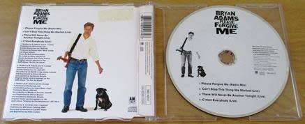 BRYAN ADAMS Please Forgive Me CD Single [msr]