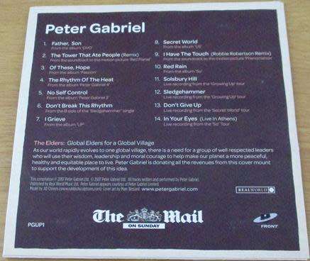 PETER GABRIEL CD Single [card sleeve box]