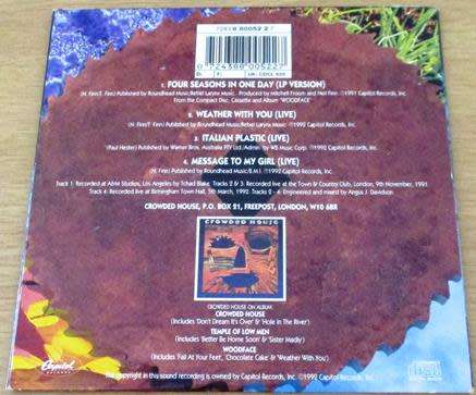 CROWDED HOUSE Four Seasons in One Day CD  [Card sleeve box]