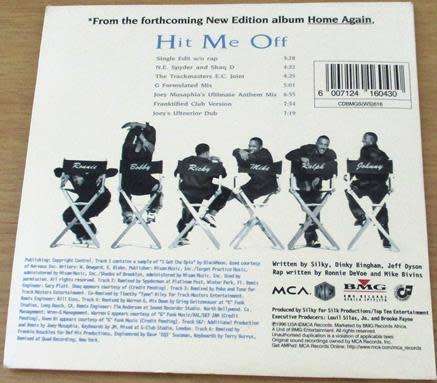 NEW EDITION Hit Me Off CD Single [Card Sleeve Singles]