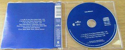 LISA NILSSON Let Me in Your Heart CD Single [msr]