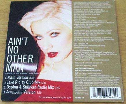 CHRISTINA AGUILERA Ain`t No Other Man CD  [card sleeve box]