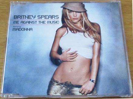 BRITNEY SPEARS + MADONNA  Me Against the Music CD Single