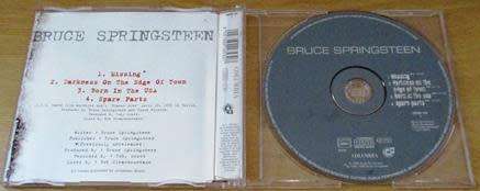BRUCE SPRINGSTEEN Missing CD Single South African Release
