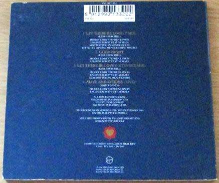 SIMPLE MINDS Let There Be Love Disc One CD Single