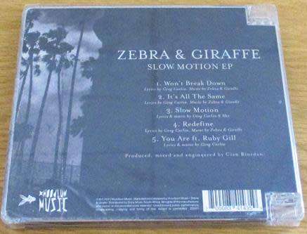 ZEBRA & GIRAFFE Slow Motion E.P. CD