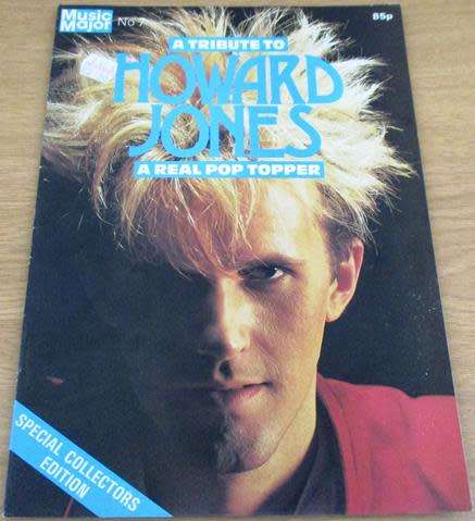 A Tribute to HOWARD JONES A Real Pop Topper Music Major #7 Special Collectors Edition  Magazine
