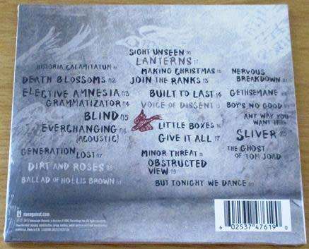 RISE AGAINST Long Forgotten Songs B Sides & Covers 2000 - 2012 CD