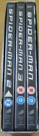 SPIDER-MAN Trilogy 3xDVD Box Set