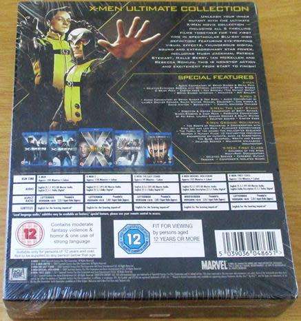 X-MEN The Ultimate Collection 5xBLU RAY Box Set