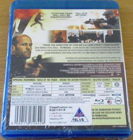 THE MECHANIC Jason Statham BLU RAY