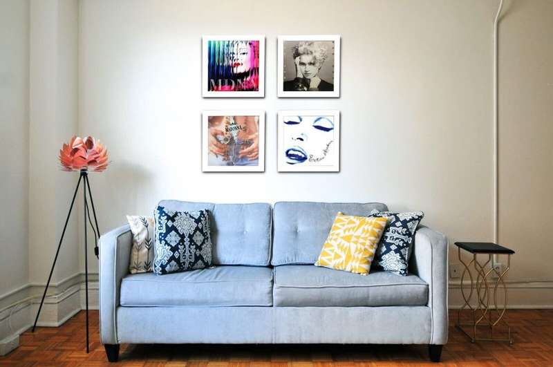 SHOW & LISTEN ALBUM COVER INTERCHANGEABLE DISPLAY FRAME - WHITE (31.75 x 31.75cm) ONE FRAME ONLY