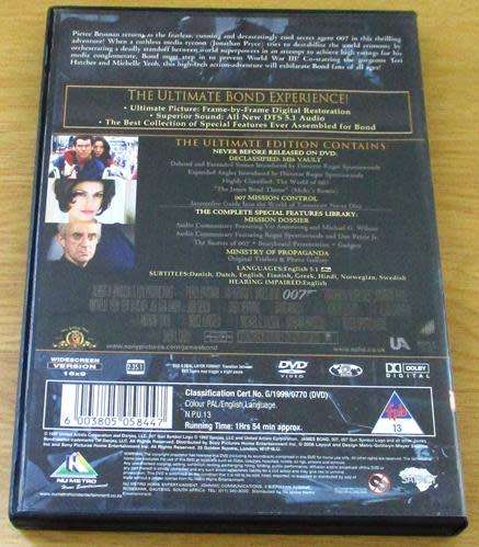 CULT FILM: 007 TOMORROW NEVER DIES Ultimate 2xDVD Edition [DVD BOX 1]