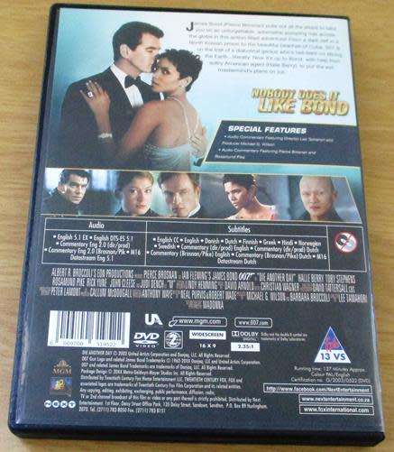 CULT FILM: 007 DIE ANOTHER DAY DVD [DVD BOX 1]