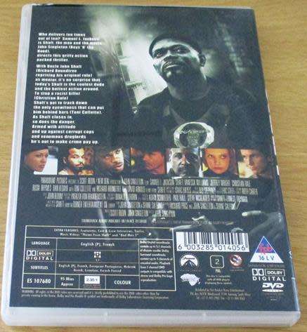 CULT FILM: SHAFT Samuel L Jackson DVD [DVD BOX 1]