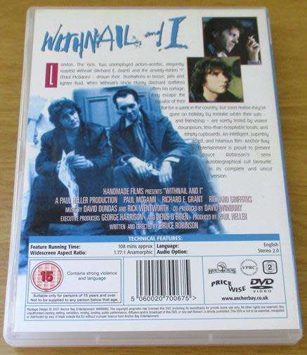 CULT FILM: WITHNAIL and I DVD [DVD BOX 1]