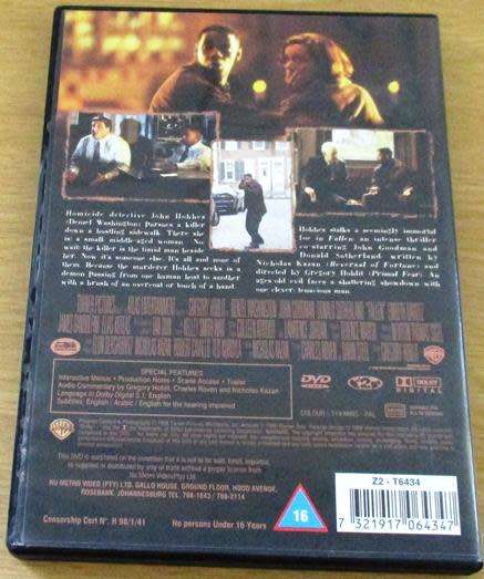 CULT FILM: FALLEN Denzel Washington DVD  [DVD BOX 2]