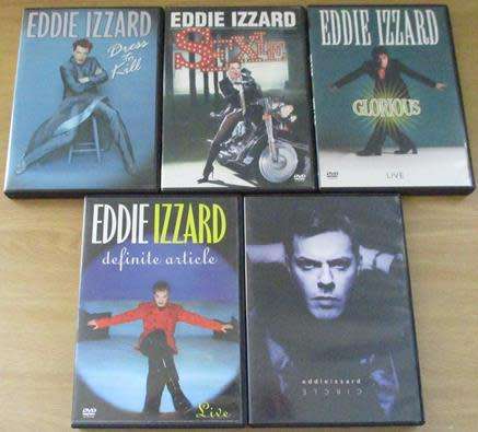 EDDIE LIZZARD 5xDVD comedy [Comedians shelf]