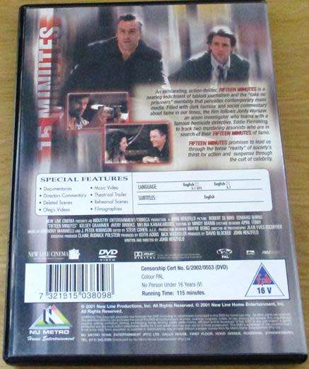 CULT FILM: 15 MINUTES De Niro [DVD BOX 3]