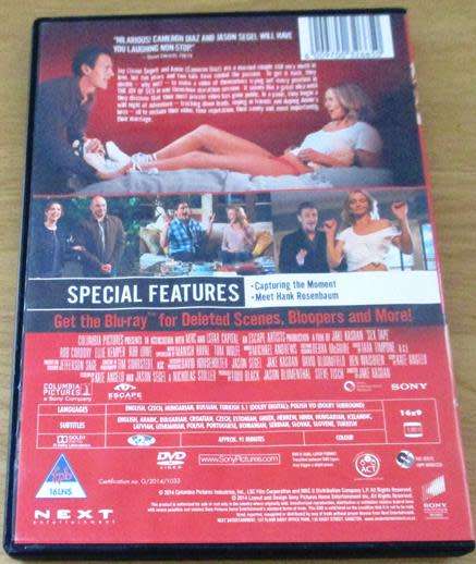 CULT FILM: SEX TAPE Cameron Diaz Jason Segel DVD  [DVD BOX 3]