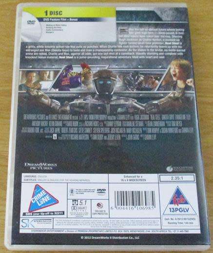 CULT FILM: REAL STEEL Hugh Jackman DVD [DVD BOX 4]