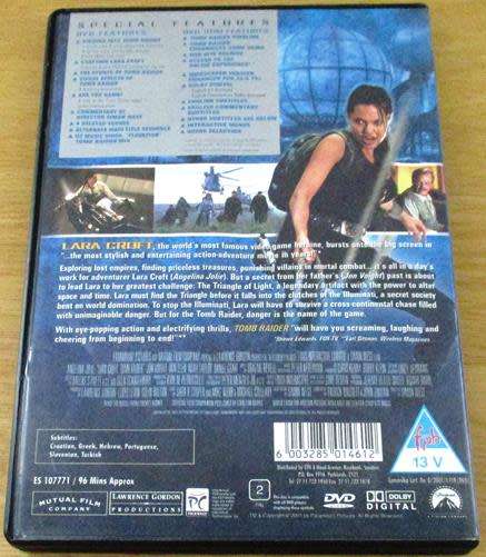 CULT FILM: TOMB RAIDER Angelina Jolie Special Collector`s Edition DVD DVD [DVD BOX 5]