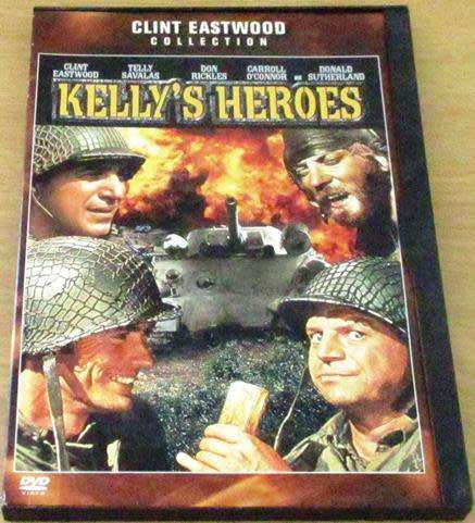 CULT FILM: KELLY`S HEROES Clint Eastwood Donald Sutherland DVD [BBOX 6]