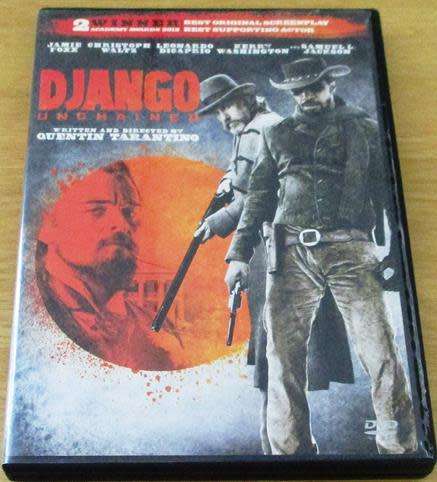 CULT FILM: DJANGO UNCHAINED Leonardo DiCaprio Jamie Foxx Samuel L Jackson DVD [BBOX 6]