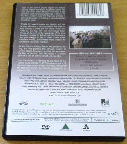 CULT FILM: ROADS TO MECCA Islam  DVD [BBOX 6]