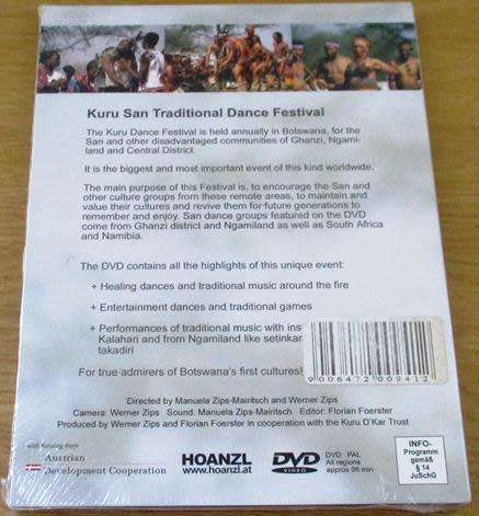 CULT FILM: KALAHARI SAN TUNES The Kuru Dance Festival in Botswana DVD [BBOX 7]