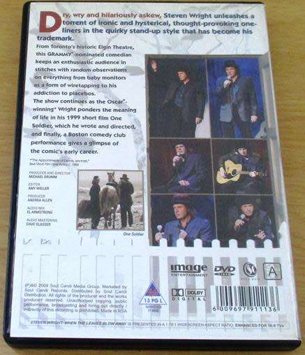 CULT FILM: STEVE WRIGHT When the Leaves Blow Away DVD [BBOX 7]