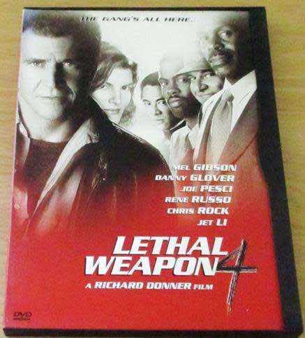CULT FILM: LETHAL WEAPON 4 DVD [BBOX 8]
