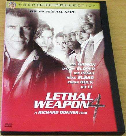 CULT FILM: LETHAL WEAPON 4 Premiere Collection DVD [BBOX 8]