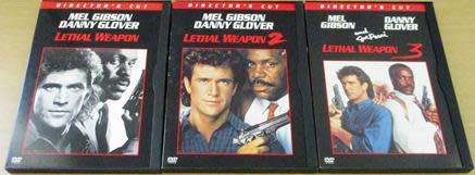 CULT FILM: LETHAL WEAPON 1-3 Director`s Cut Region 3 DVD [BBOX 8]