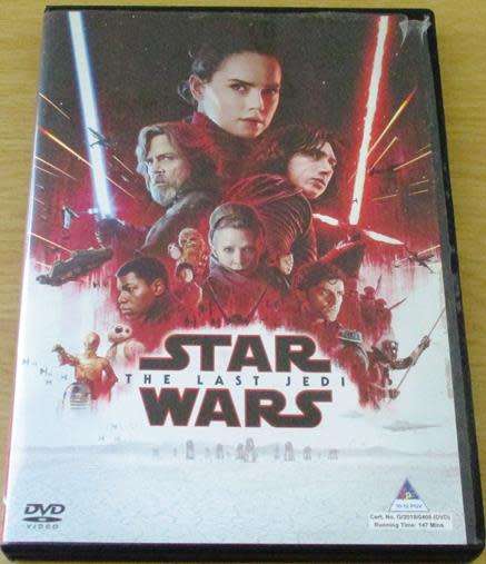 CULT FILM: STAR WARS The Last Jedi DVD [BBOX 8]