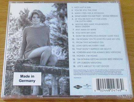 SHANIA TWAIN Not Just A Girl (The Highlights) CD