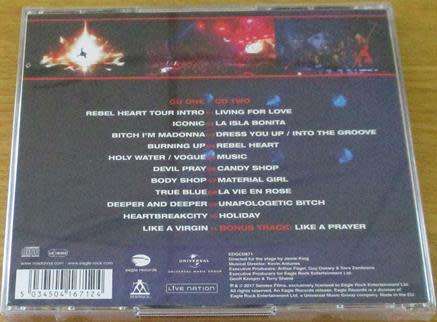 MADONNA Rebel Heart Tour 2xCD