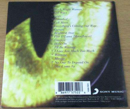 SANTANA Black Music Woman The Best Of CD [Card sleeve Box]