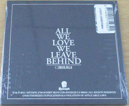 CONVERGE All We Love We Leave Behind Digisleeve CD