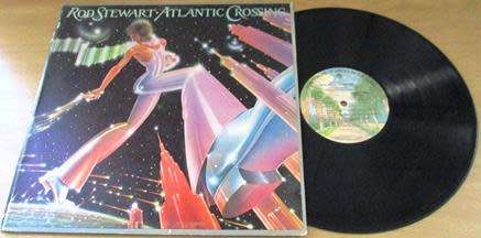 ROD STEWART Atlantic Crossing LP VINYL Record [silver border]