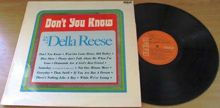DELLA REESE Don`t You Know The Best Of LP VINYL Record